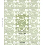 Farm Scene Fabric – GREEN | Schumacher | Wallpaper Twins Farm Scene fabric GREEN color by Schumacher