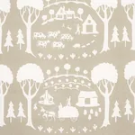 Farm Scene Fabric – NEUTRAL | Schumacher | Wallpaper Twins Farm Scene fabric NEUTRAL color by Schumacher