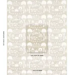 Farm Scene Fabric – NEUTRAL | Schumacher | Wallpaper Twins Farm Scene fabric NEUTRAL color by Schumacher