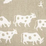 Farm Scene Fabric – NEUTRAL | Schumacher | Wallpaper Twins Farm Scene fabric NEUTRAL color by Schumacher