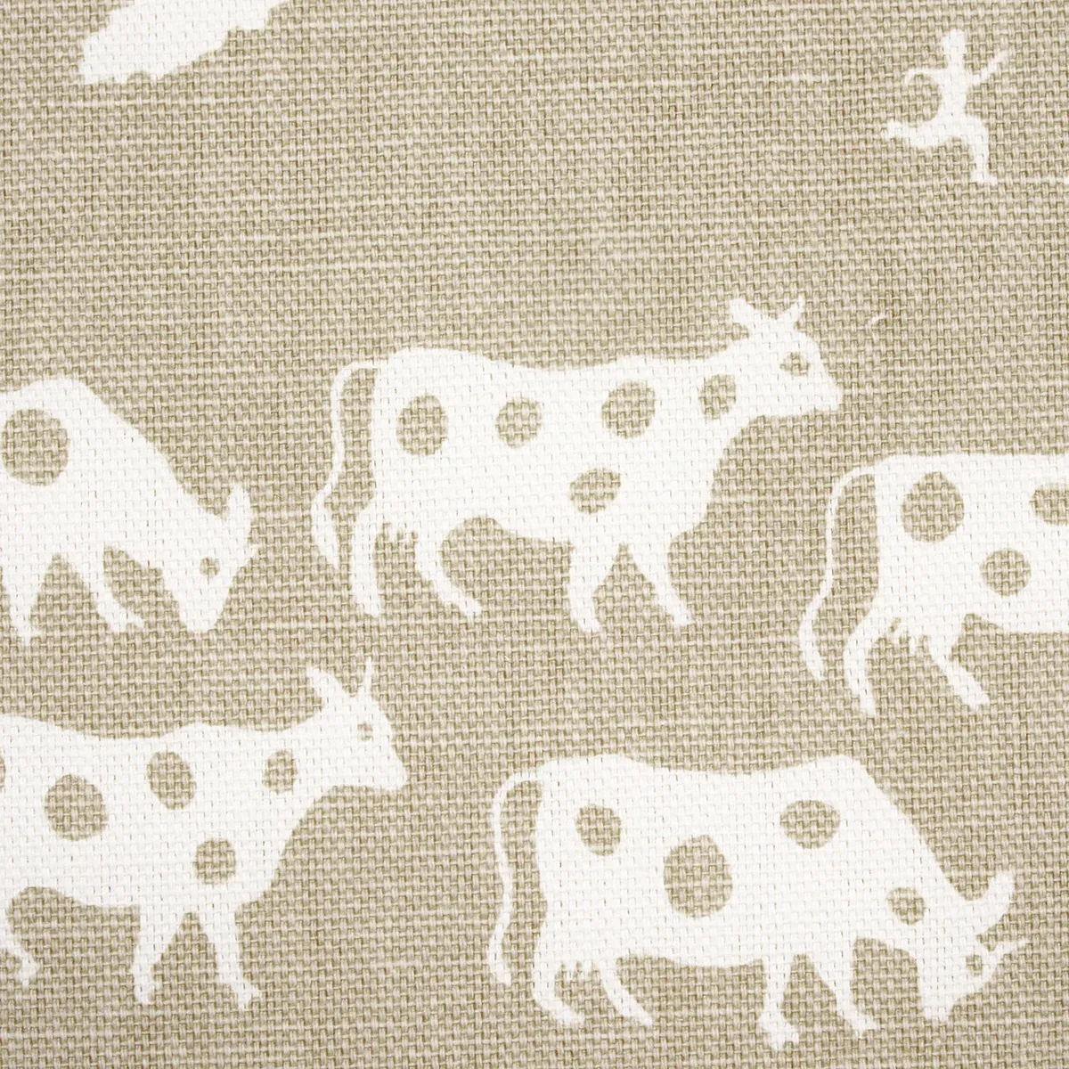Farm Scene Fabric – NEUTRAL | Schumacher | Wallpaper Twins Farm Scene fabric NEUTRAL color by Schumacher