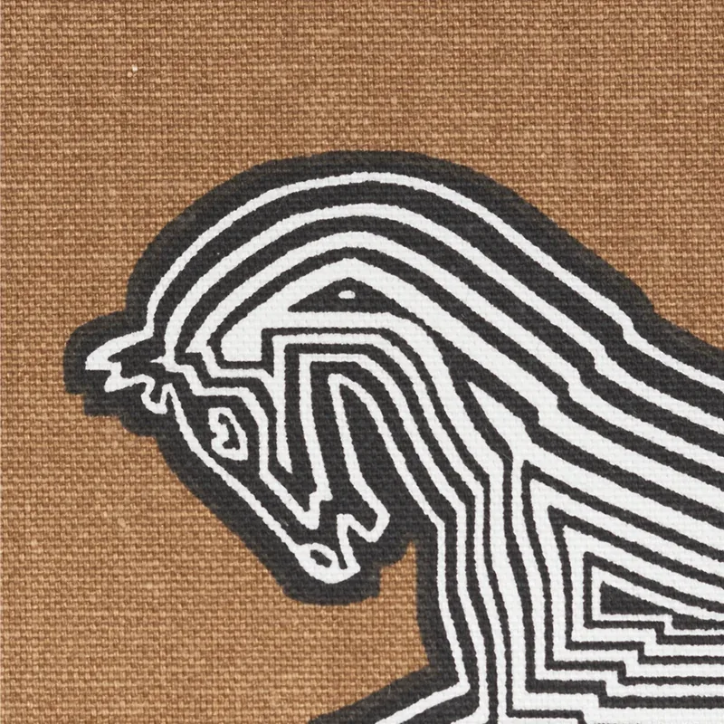 FAUBOURG fabric BROWN color by Schumacher