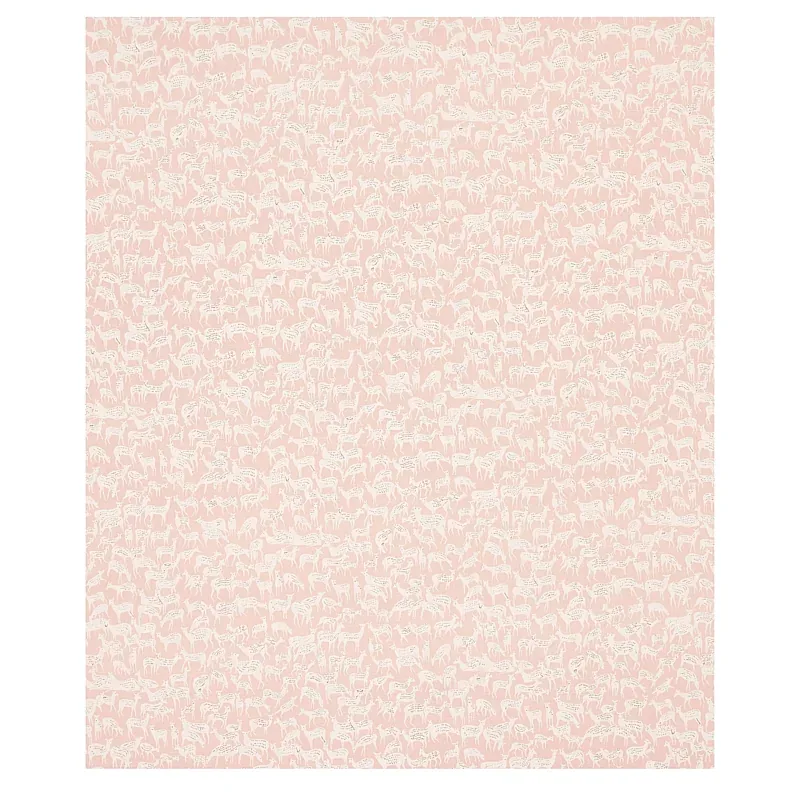 FAUNA fabric DUSTY PINK color by Schumacher