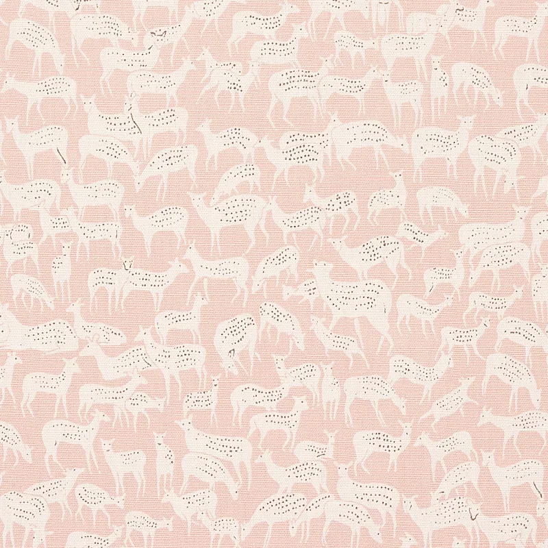 FAUNA fabric DUSTY PINK color by Schumacher