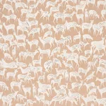 FAUNA fabric FAWN color by Schumacher