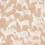 FAUNA fabric FAWN color by Schumacher
