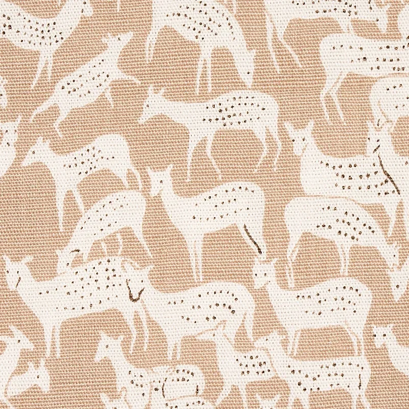 FAUNA fabric FAWN color by Schumacher