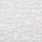 FAUNA fabric SLATE BLUE color by Schumacher