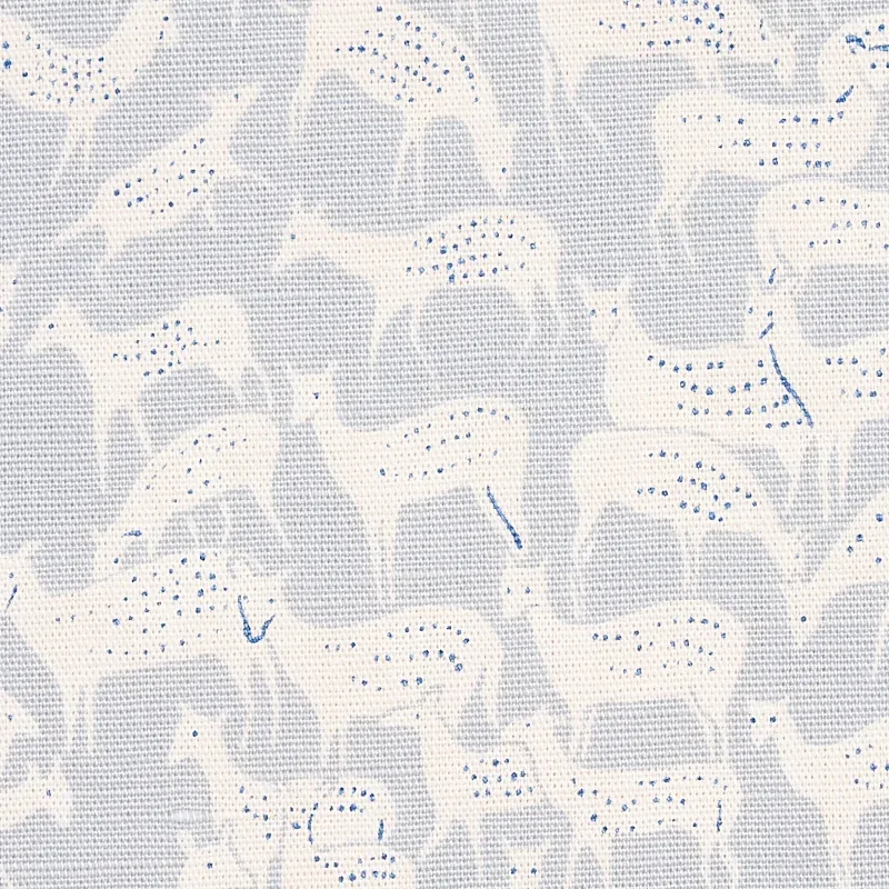 FAUNA fabric SLATE BLUE color by Schumacher