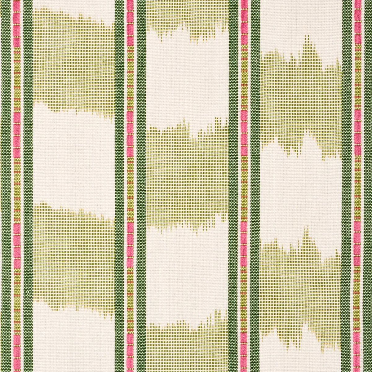 FAYE IKAT Fabric – LEAF | Schumacher | Wallpaper Twins FAYE IKAT fabric LEAF color by Schumacher