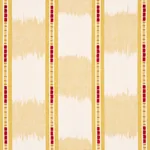 FAYE IKAT Fabric – OCHRE | Schumacher | Wallpaper Twins FAYE IKAT fabric OCHRE color by Schumacher