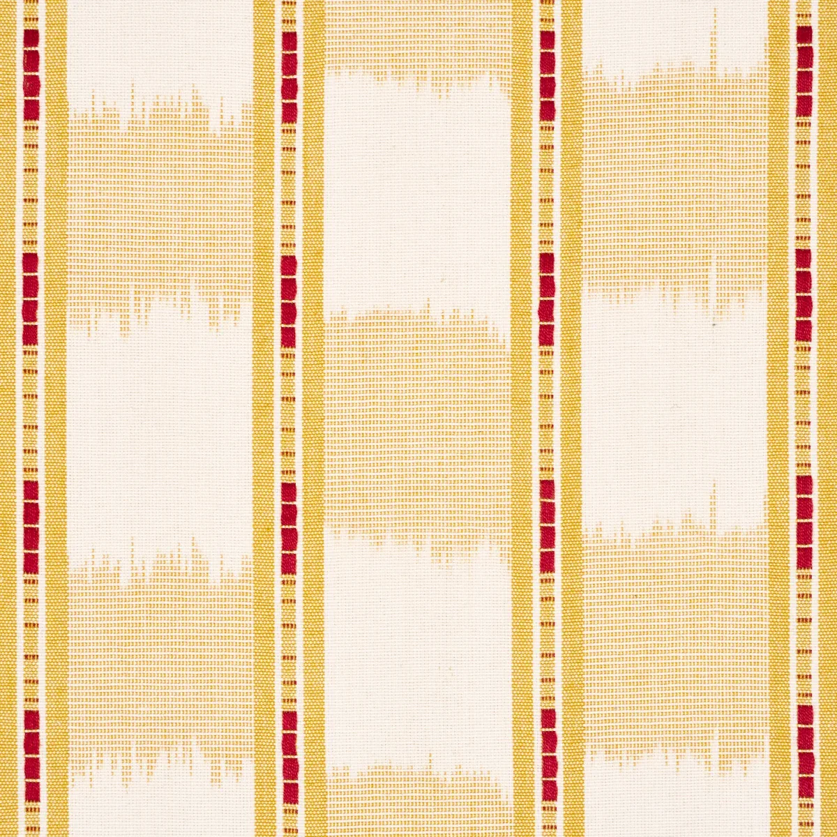 FAYE IKAT Fabric – OCHRE | Schumacher | Wallpaper Twins FAYE IKAT fabric OCHRE color by Schumacher