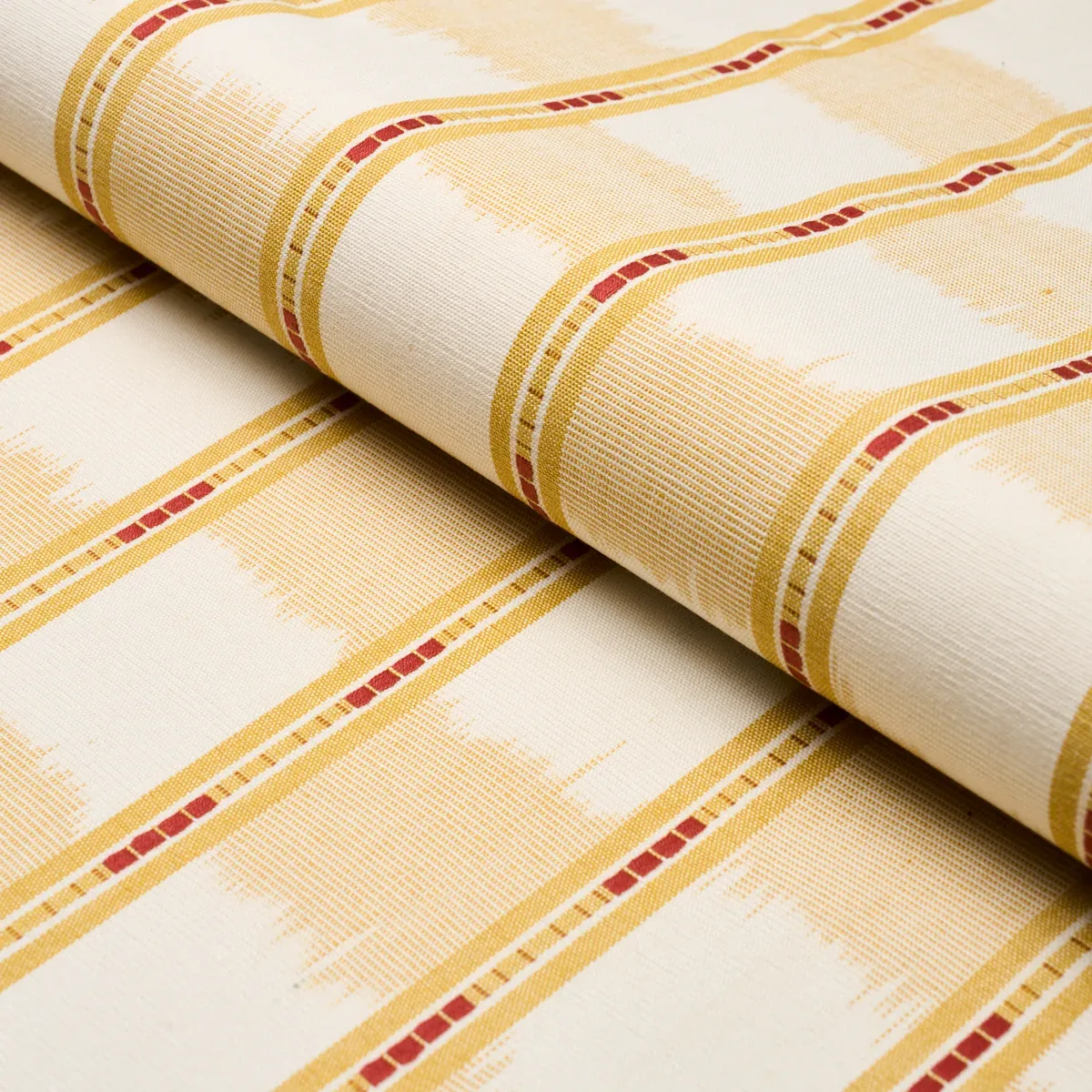 FAYE IKAT fabric OCHRE color by Schumacher