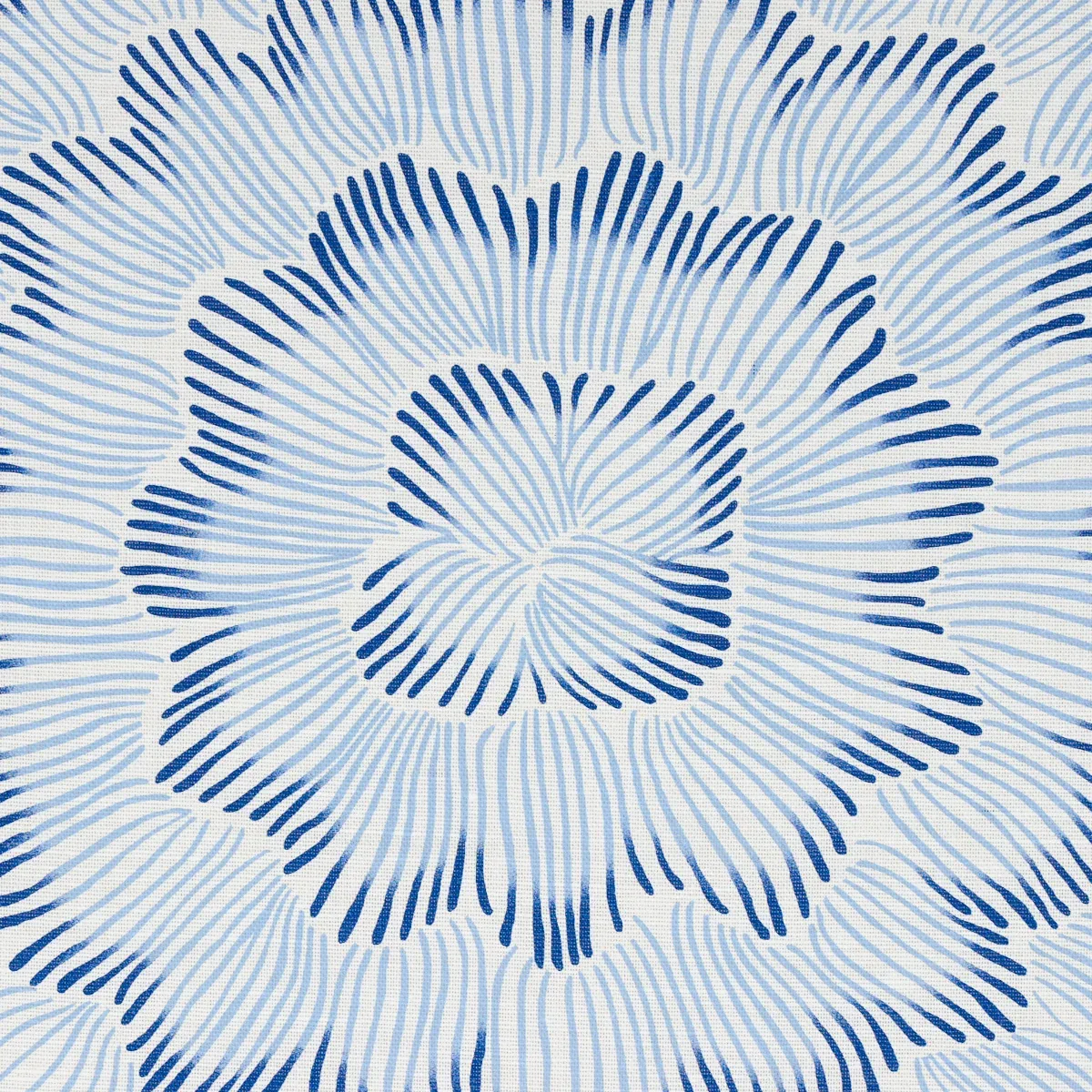 FEATHER BLOOM Fabric – TWO BLUES | Schumacher | Wallpaper Tw FEATHER BLOOM fabric TWO BLUES color by Schumacher