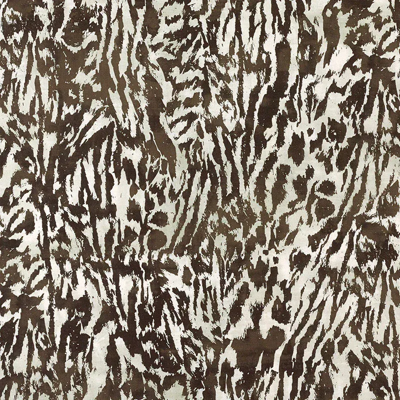 FELINE fabric DARKWOOD color by Schumacher