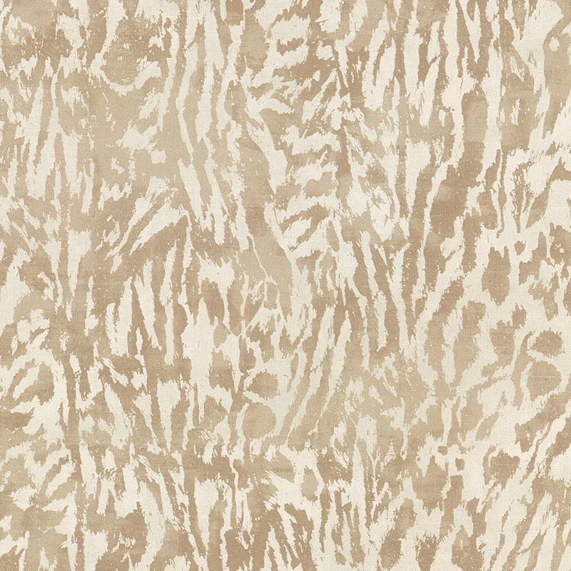 FELINE fabric NATURAL color by Schumacher