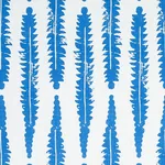 Fern Fabric – BLUE | Schumacher | Wallpaper Twins Fern fabric BLUE color by Schumacher