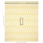 Fern fabric MUSTARD color by Schumacher