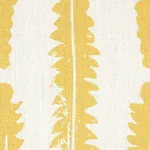 Fern fabric MUSTARD color by Schumacher