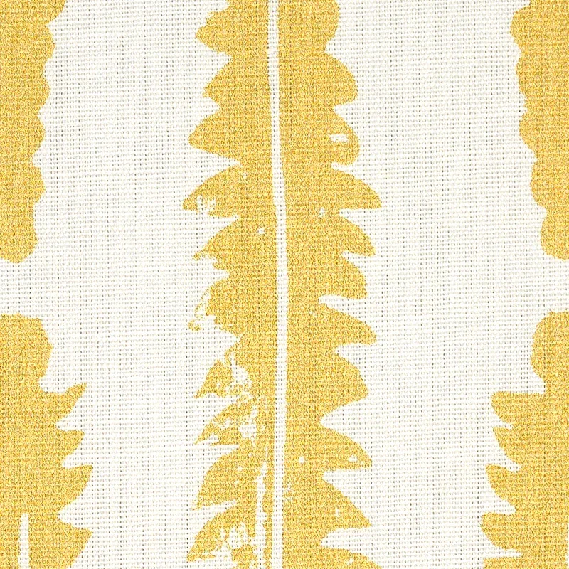 Fern fabric MUSTARD color by Schumacher