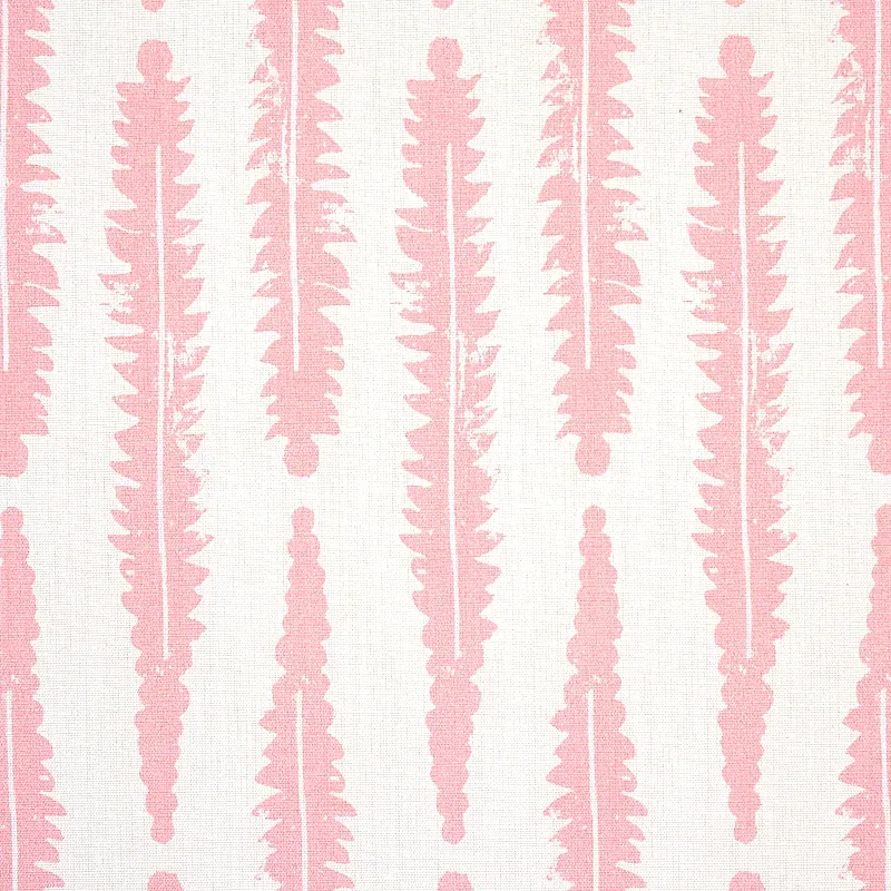 Fern Fabric – PINK | Schumacher | Wallpaper Twins Fern fabric PINK color by Schumacher