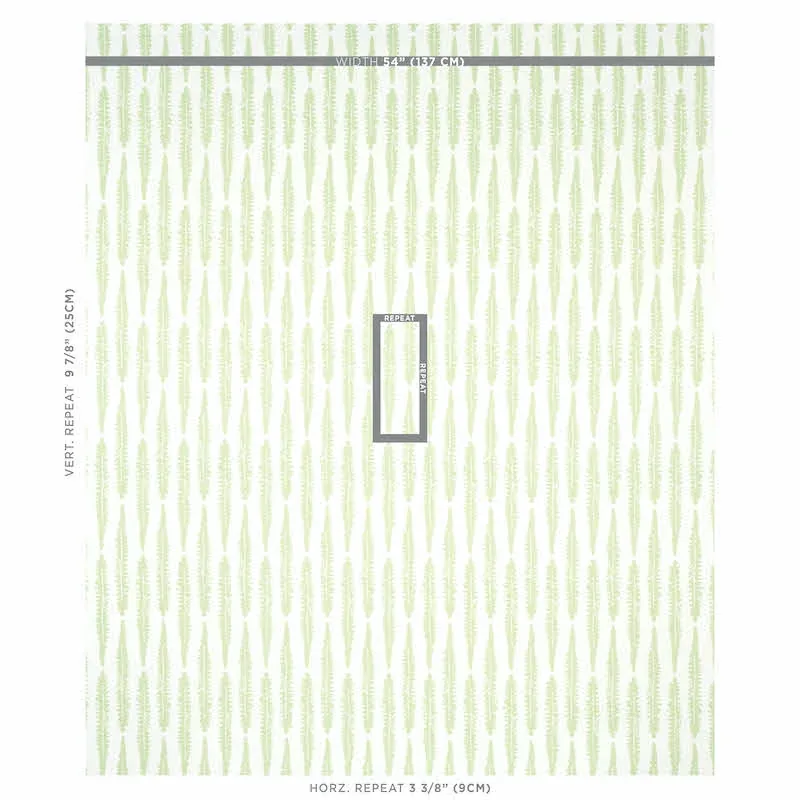 Fern Fabric – SAGE | Schumacher | Wallpaper Twins Fern fabric SAGE color by Schumacher