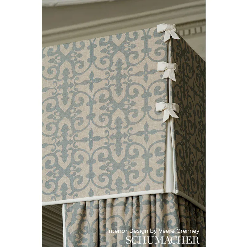 FERNE PARK Fabric – LILAC | Schumacher | Wallpaper Twins FERNE PARK fabric LILAC color by Schumacher