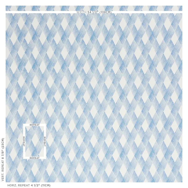 FETLOCK fabric BLUE color by Schumacher