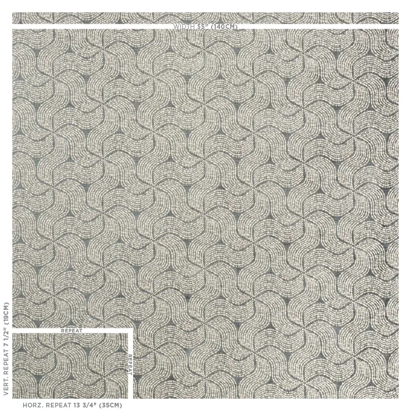 FIADOR Fabric – CHARCOAL | Schumacher | Wallpaper Twins FIADOR fabric CHARCOAL color by Schumacher