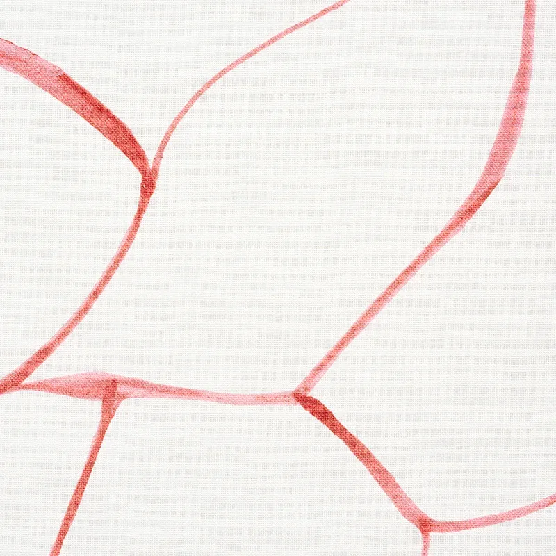 FILIGREE Fabric – CORAL | Schumacher | Wallpaper Twins FILIGREE fabric CORAL color by Schumacher