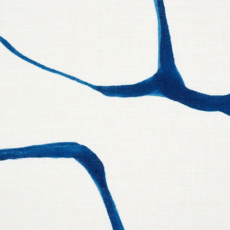 FILIGREE Fabric – NAVY | Schumacher | Wallpaper Twins FILIGREE fabric NAVY color by Schumacher