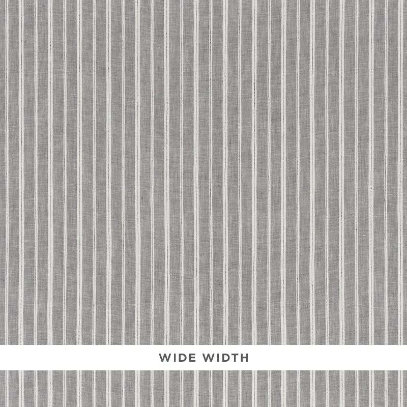 FILIPPO LINEN SHEER fabric GREY color by Schumacher