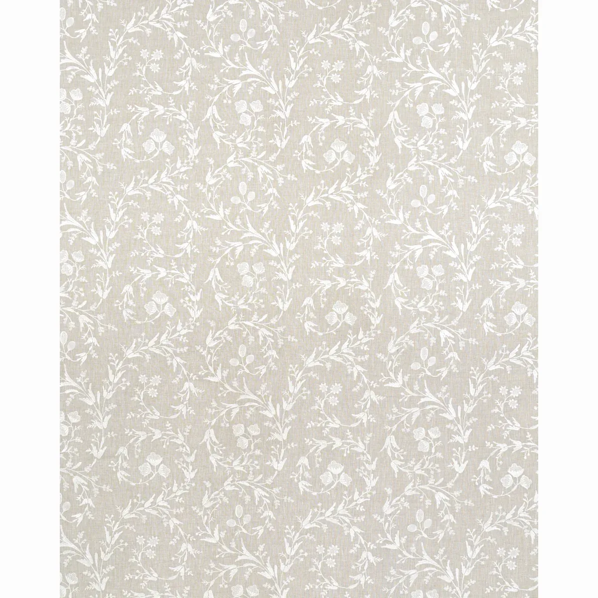 Fiorentina Embroidered Sheer Fabric – OAT | Schumacher | Wal Fiorentina Embroidered Sheer fabric OAT color by Schumacher