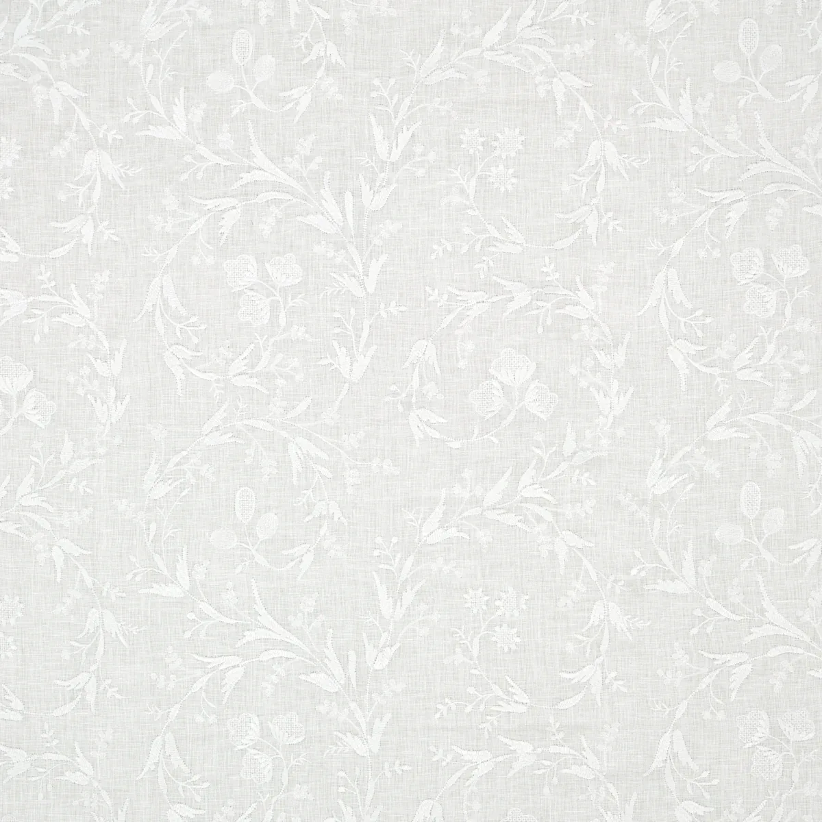 Fiorentina Embroidery fabric IVORY color by Schumacher