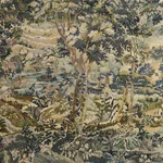 FLEMISH TAPESTRY fabric VERT color by Schumacher