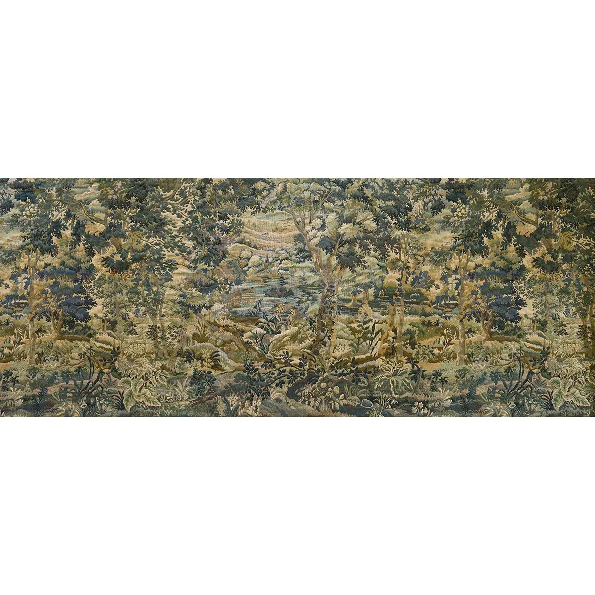 FLEMISH TAPESTRY fabric VERT color by Schumacher