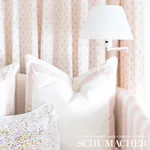 FLEUR DE LIS Fabric – BLUSH | Schumacher | Wallpaper Twins FLEUR DE LIS fabric BLUSH color by Schumacher