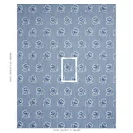 FLEURETTE Fabric – DENIM | Schumacher | Wallpaper Twins FLEURETTE fabric DENIM color by Schumacher