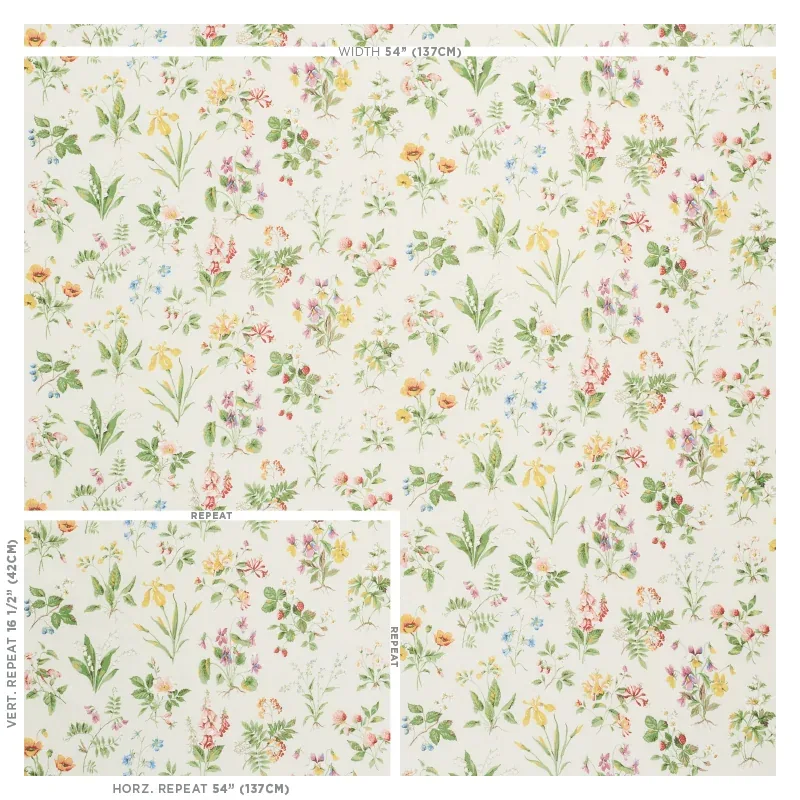 FLOREANA Fabric – BERRY | Schumacher | Wallpaper Twins FLOREANA fabric BERRY color by Schumacher