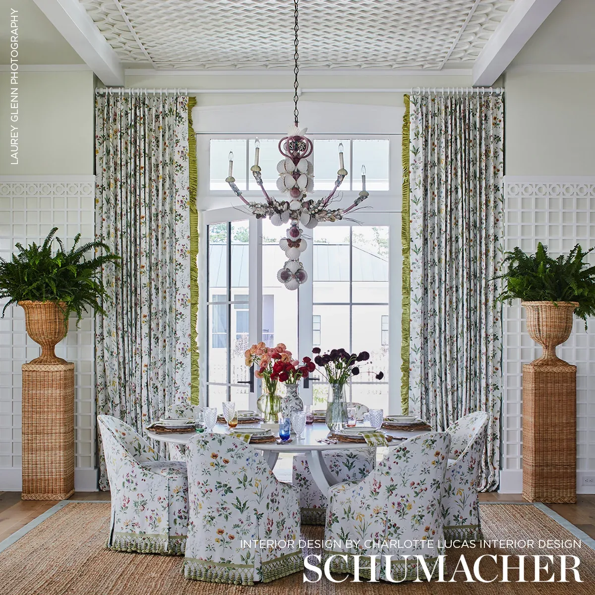FLOREANA Fabric – BERRY | Schumacher | Wallpaper Twins FLOREANA fabric BERRY color by Schumacher