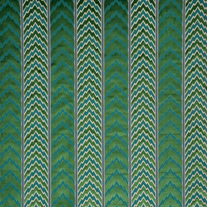FLORENTINE VELVET Fabric – EMERALD | Schumacher | Wallpaper FLORENTINE VELVET fabric EMERALD color by Schumacher