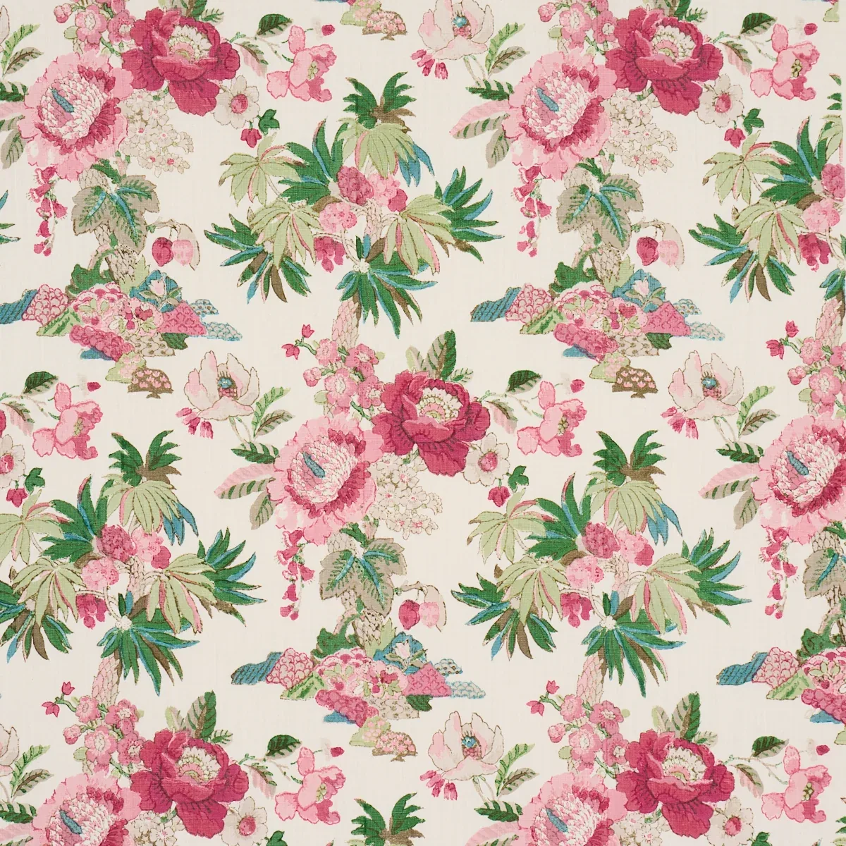 FLORIBUNDA fabric DOCUMENT color by Schumacher
