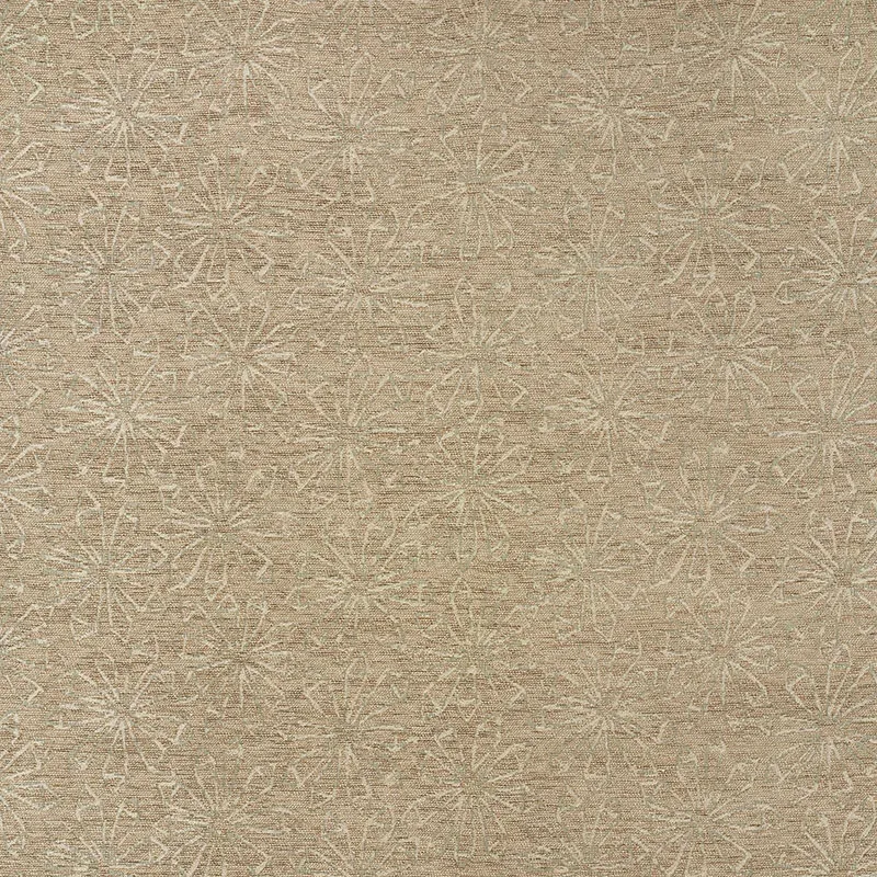 FLOWER CHENILLE fabric SANDSTONE color by Schumacher