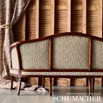 FOLLY fabric BERBER BROWN color by Schumacher