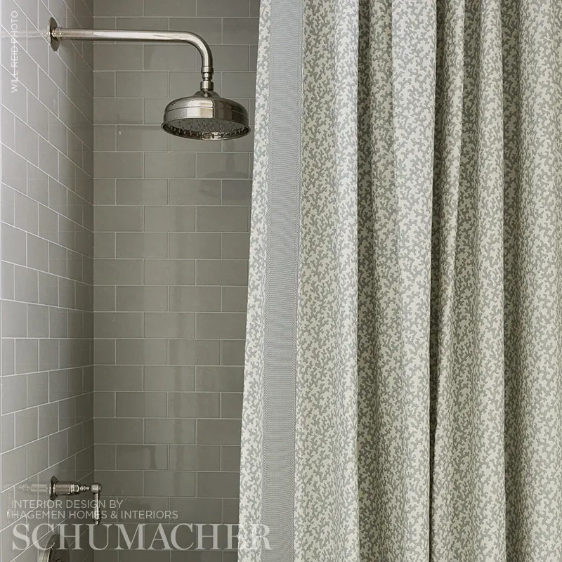 FOLLY Fabric – ORPINGTON BLUE | Schumacher | Wallpaper Twins FOLLY fabric ORPINGTON BLUE color by Schumacher