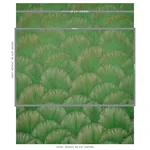 FONDALE fabric GREEN color by Schumacher