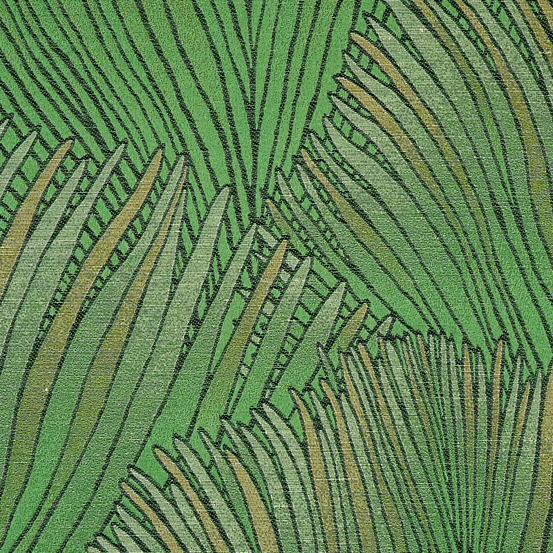 FONDALE fabric GREEN color by Schumacher