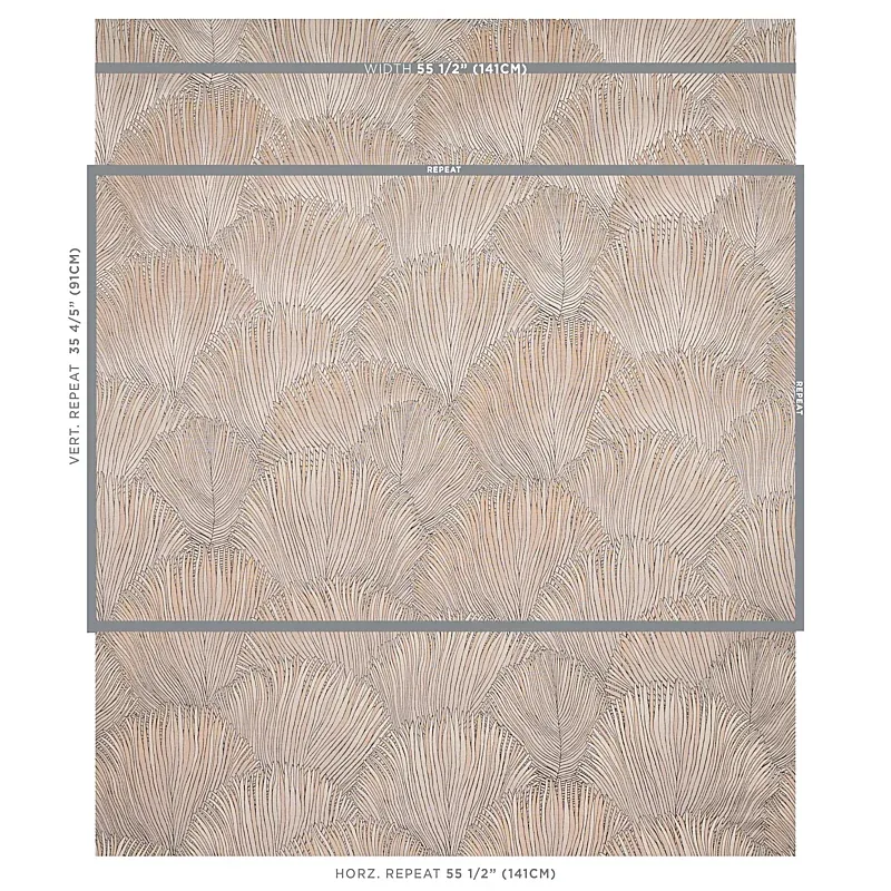 FONDALE Fabric – IVORY | Schumacher | Wallpaper Twins FONDALE fabric IVORY color by Schumacher