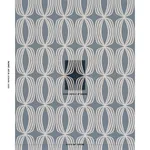 FONTANA HAND PRINT fabric INDIGO color by Schumacher