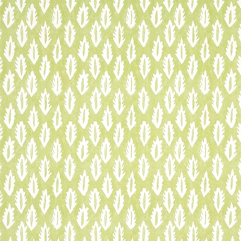 Forest fabric GRASS GREEN color by Schumacher